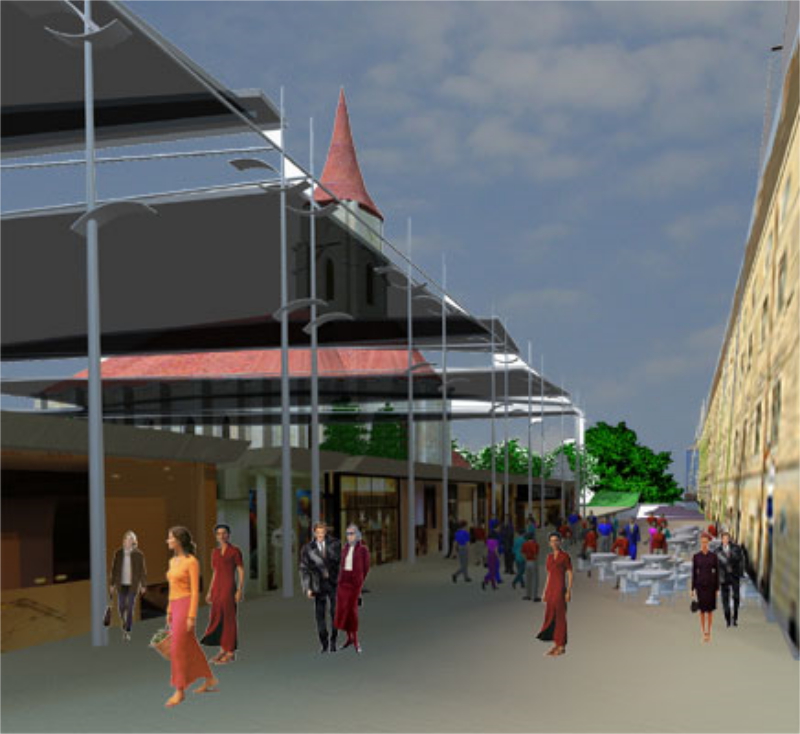 Aménagement de la place centrale - Cluj
Romania, Dragan Architecture, Paris, 2005